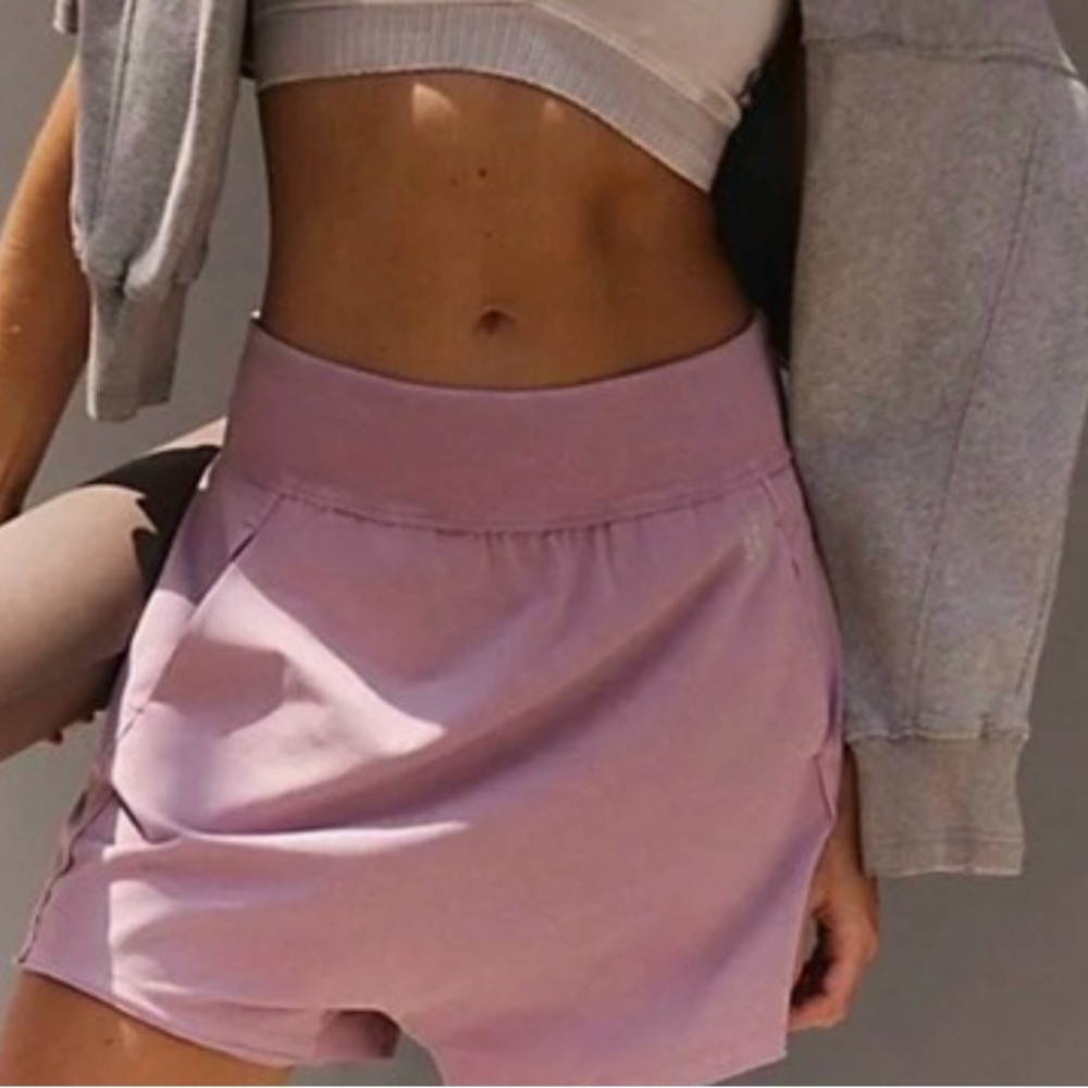 NWOT Free People, Hot Shot Harem Shorts, in Purple Oyster